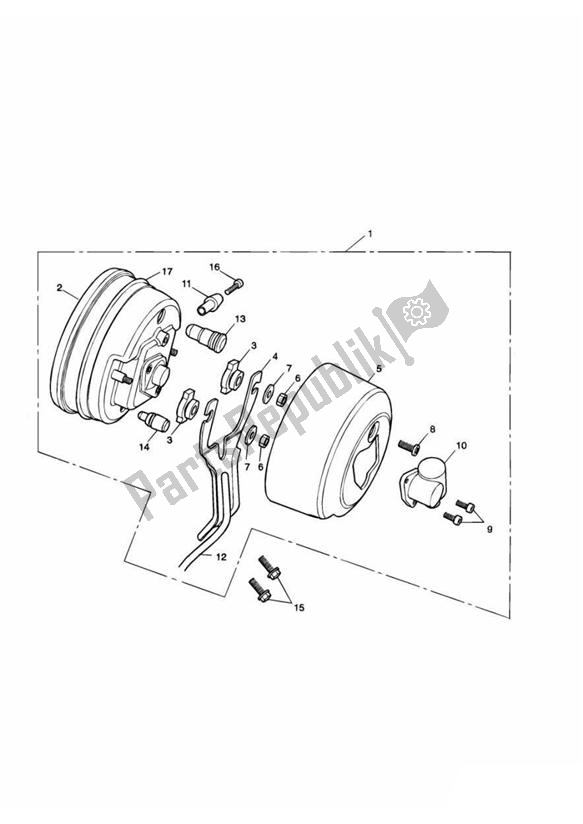 Todas as partes de Instrumentos do Triumph America Carburettor 790 2002 - 2007